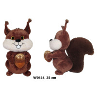 Sun-Day Plīša vāverīte 25 cm W0154