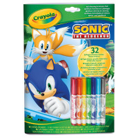 Crayola SONIC Krāsošanas un aktivitāšu albums