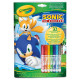Crayola SONIC Krāsošanas un aktivitāšu albums