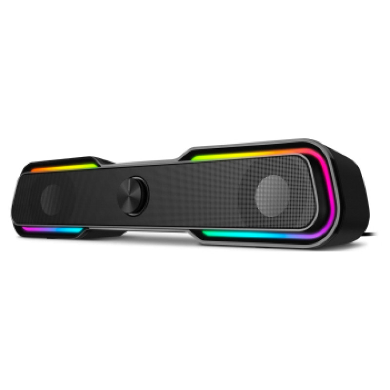 Sven Skaļrunis Sven Gaming mini soundbar RGB 10(2&times;5)W USB Bluetooth
