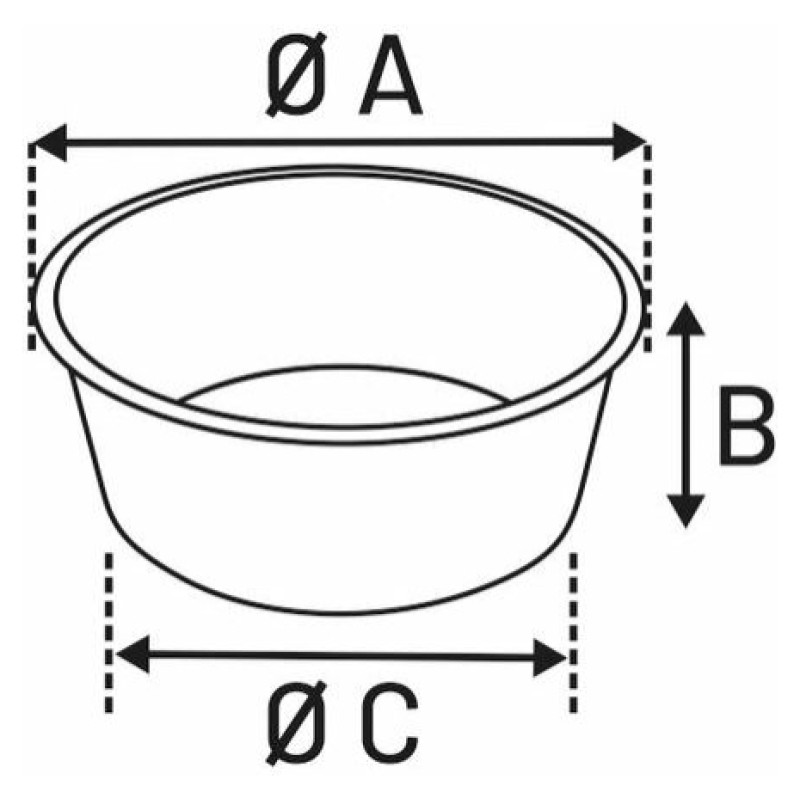 Flamingo metāla bļoda kaķiem BELLA sarkana d 11,5 cm 180 ml