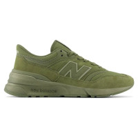 New Balance 997 Men's Suede Sneakers, Green (U997RMF) (40.5)