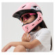 Rockbros TT-32001 Rabbit Children's Bike Helmet with Detachable Chin Size S (48-52) - Pink