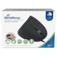 Mediarange MOUSE USB OPTICAL 6-BUTTON/RIGHT BLACK MROS230 MEDIARANGE