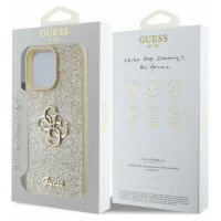 Guess Fixed Glitter Big 4G case for iPhone 16 Pro Max - gold