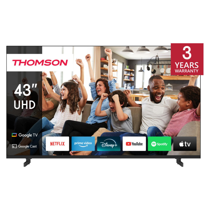 Thomson TV Set|THOMSON|43 "|4K Ultra HD|3840 x 2160 pixels|Flat|16:9|LED|43UG4S14