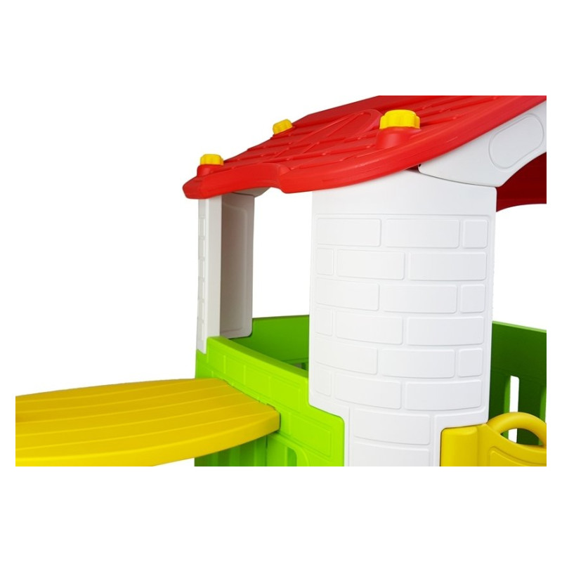 Lean Toys Dārza mājiņa ar mēbelēm (5515)