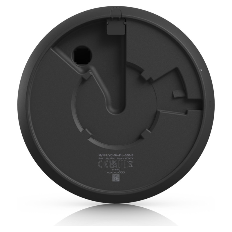 Ubiquiti UVC-G6-Pro-360-B All-weather, vandal-resistant 12MP PoE camera with panoramic 360 coverage, digital pan-tilt-zoom functionality, and smart IR functionality