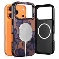 Tech-Protect Lamano MagSafe case for iPhone 17 Pro Max - brown-purple