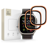 Tech-Protect 2-pack tempered glass for Apple Watch Ultra 49mm - orange