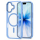 Tech-Protect MagMat MagSafe Case for iPhone 17 - Transparent Blue