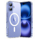 Tech-Protect TP Flex MagSafe Case for iPhone 16 - Transparent