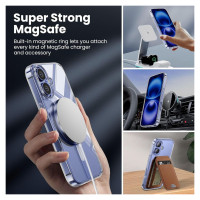 Tech-Protect TP Flex MagSafe Case for iPhone 16 - Transparent