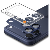 Spigen Optik Pro XL Camera Lens Glass for iPhone 17 Pro - Navy Blue