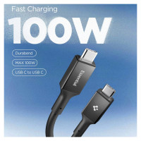 Spigen EB10020CC USB-C Cable 100W 200cm - Black