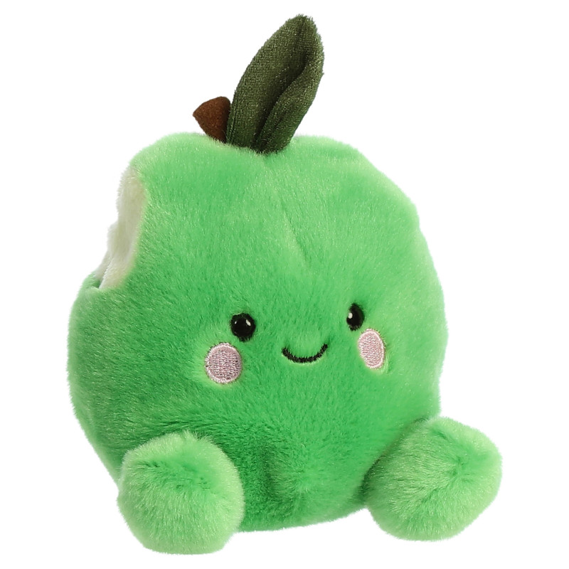 Palm Pals AURORA Palm Pals Plī&scaron;a rotaļlieta zaļ&scaron; ābols, 10 cm