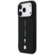 BMW M Silicon Tricolor Line MagSafe Case for iPhone 17 Pro - Black