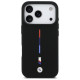 BMW M Silicon Tricolor Line MagSafe Case for iPhone 17 Pro - Black