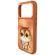 Nimmy Big Eyed Pet 2.0 Cat case for iPhone 17 Pro Max - orange