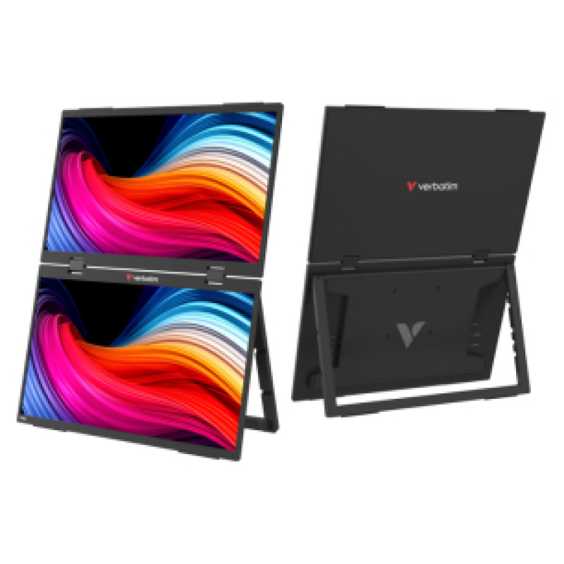 Verbatim Monitors Verbatim Dual Portable Monitor 15.6 FHD