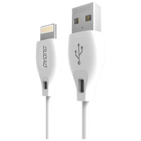 Dudao USB / Lightning cable 2.4A 1m white (L4L 1m white)