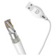 Dudao USB / Lightning cable 2.4A 1m white (L4L 1m white)