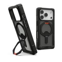 UAG Plasma XTE MagSafe Case for iPhone 17 Pro - Black and Orange