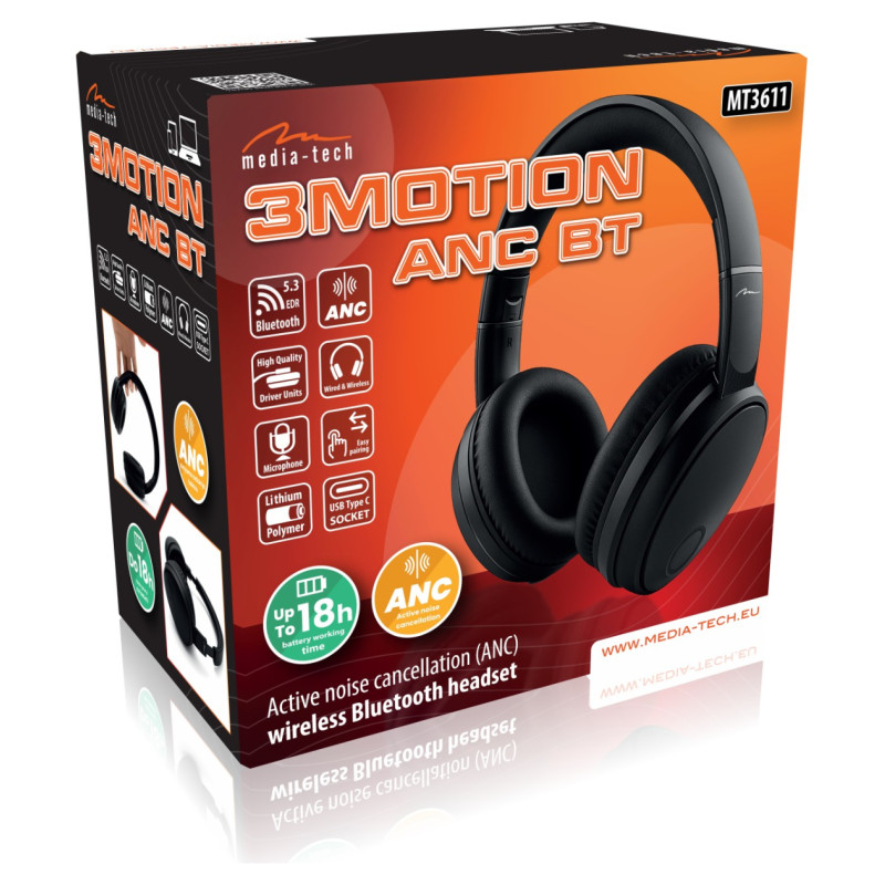 Media-Tech MT3611 3Motion ANC BT