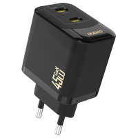 Dudao A28PEU PD 45W GaN 2xUSB Wall Charger - Black