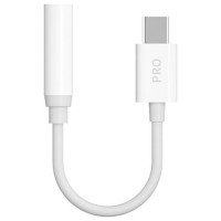Dudao audio adapter headphone adapter from USB Type C to mini jack 3.5 mm white (L16CPro white)