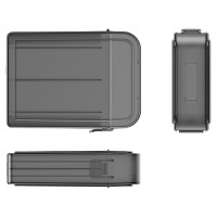 Orico PPH-25 protective case 2.5" disk box - semi-transparent, gray