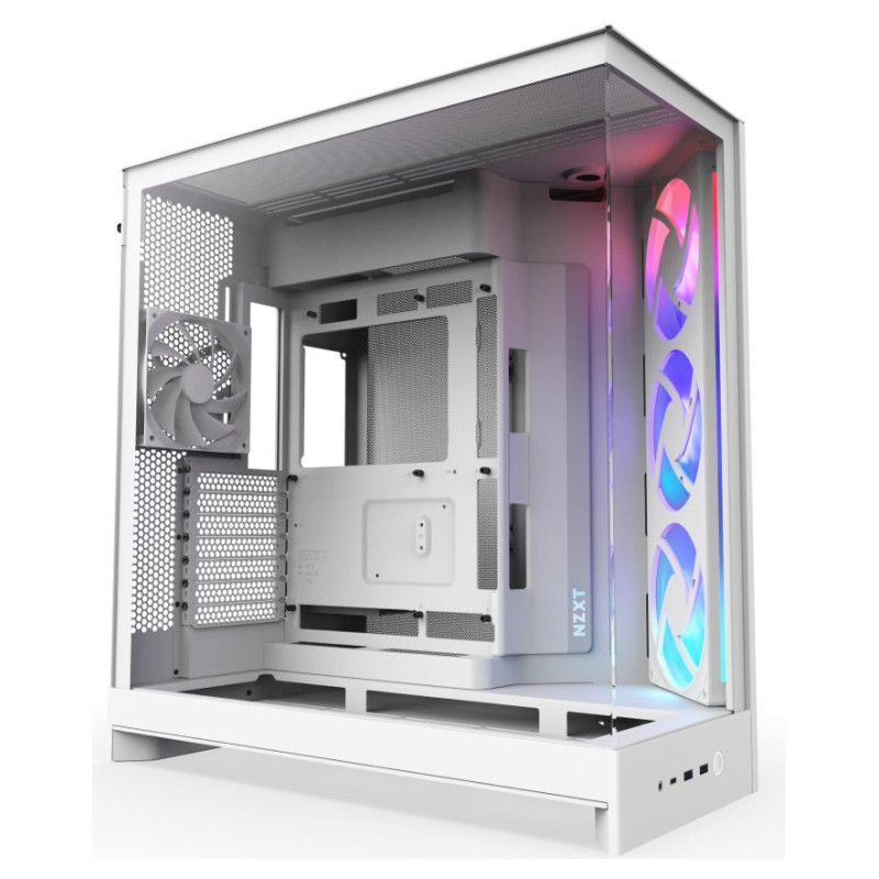 Nzxt Case|NZXT|ATX/micro ATX/Mini-ITX/EATX|White|Midi Tower|PC|CM-H92FW-R1