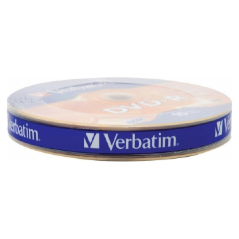 Verbatim Matricas DVD-R AZO Verbatim 4.7GB Wagon Wheel 16x 10 Pack Spindle
