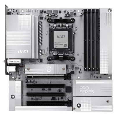 MSI Mainboard|MSI|AMD B850|Socket AM5|micro ATX|RAM DDR5-SDRAM|4xSlots|Wi-Fi Yes|Bluetooth Yes|1xPCI Express x4 slots|1xPCI Express x16 slots|2xNumber of M.2 (M) slots|PROB850M-AWIFIPZ