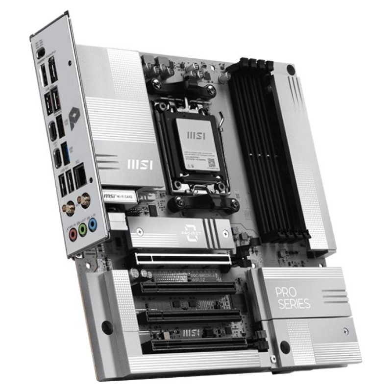MSI Mainboard|MSI|AMD B850|Socket AM5|micro ATX|RAM DDR5-SDRAM|4xSlots|Wi-Fi Yes|Bluetooth Yes|1xPCI Express x4 slots|1xPCI Express x16 slots|2xNumber of M.2 (M) slots|PROB850M-AWIFIPZ