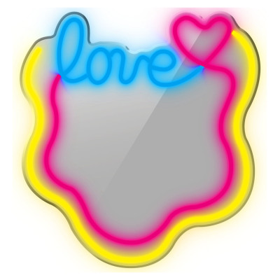 Manta MASNL131MT  Style Neon Lights LOVE LED Neon Mirror