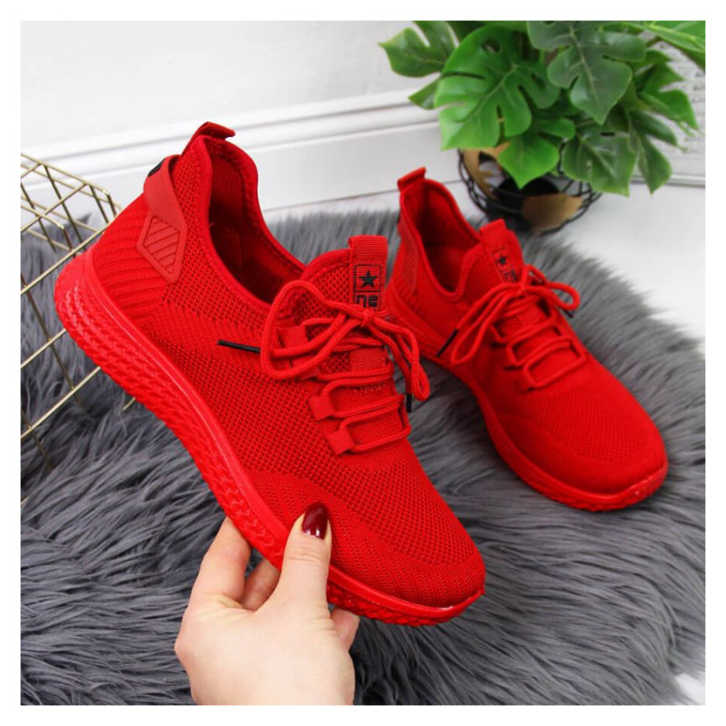 Inny NEWS M EVE268B red sports shoes (36)