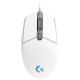 Logitech G102 LIGHTSYNC Corded Gaming Mouse - WHITE - USB - EER