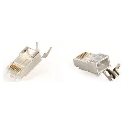 Gembird Konektors Gembird CAT7 8P8C RJ45 gold plated 15u FTP SFTP 100pcs