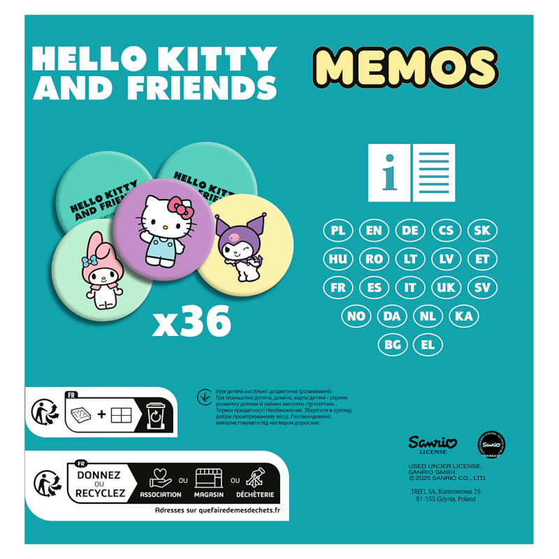 Trefl HELLO KITTY Memo 36 Hello Kitty