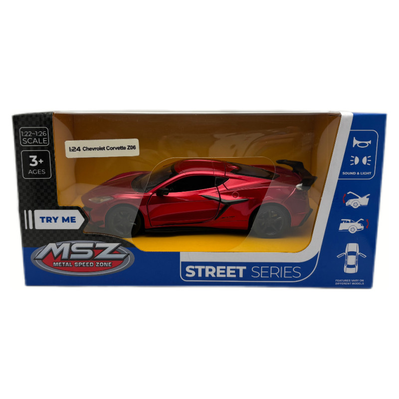 MSZ Miniatūrais modelis - Chevrolet Corvette C8 Z06 2024, mērogs 1:24