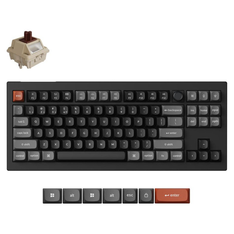 Keychron KEYBOARD WRL V3 ULTRA/BLACK V3U-D3 KEYCHRON