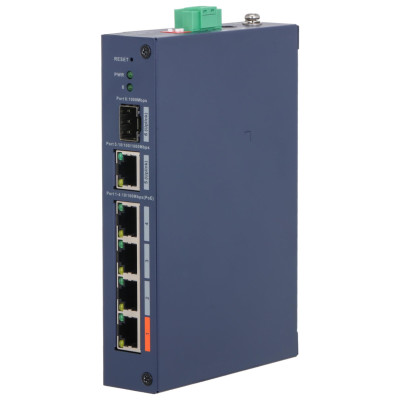 Dahua Switch|DAHUA|Switch type Managed|Switch layer L2|Form factor Desktop|4xRJ-45 ports|RJ-45 Ports Type Fast Ethernet (10/100)|4xFast Ethernet (copper) ports quantity|1xGigabit Ethernet (copper) ports quantity|1xSFP module slots quantity|1xFiber uplink 