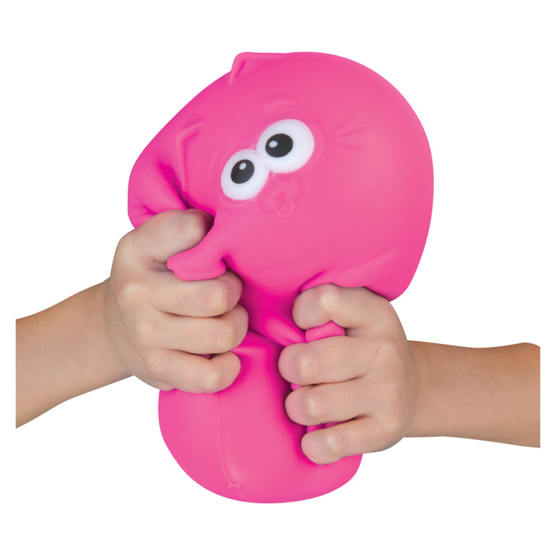 ORB Anti-stresa rotaļlieta spaidāmais kaķis Easy Sqweezy Chunky Kitty