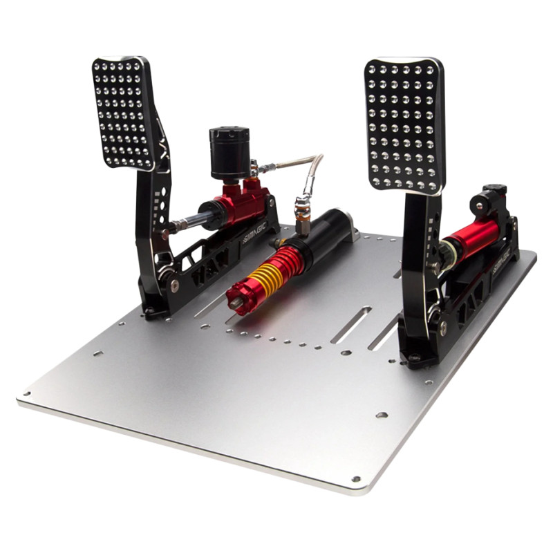 Simagic Hydraulic 2‑Pedal Set with 200 kg Load Cell, S312