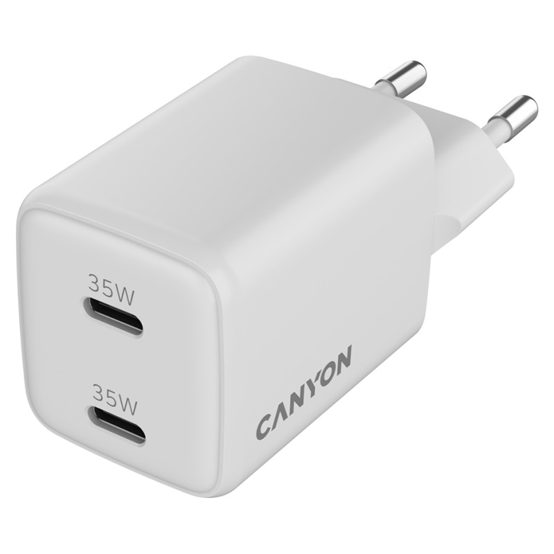 Canyon charger CU35CC GaN 35W 2xPD EU White