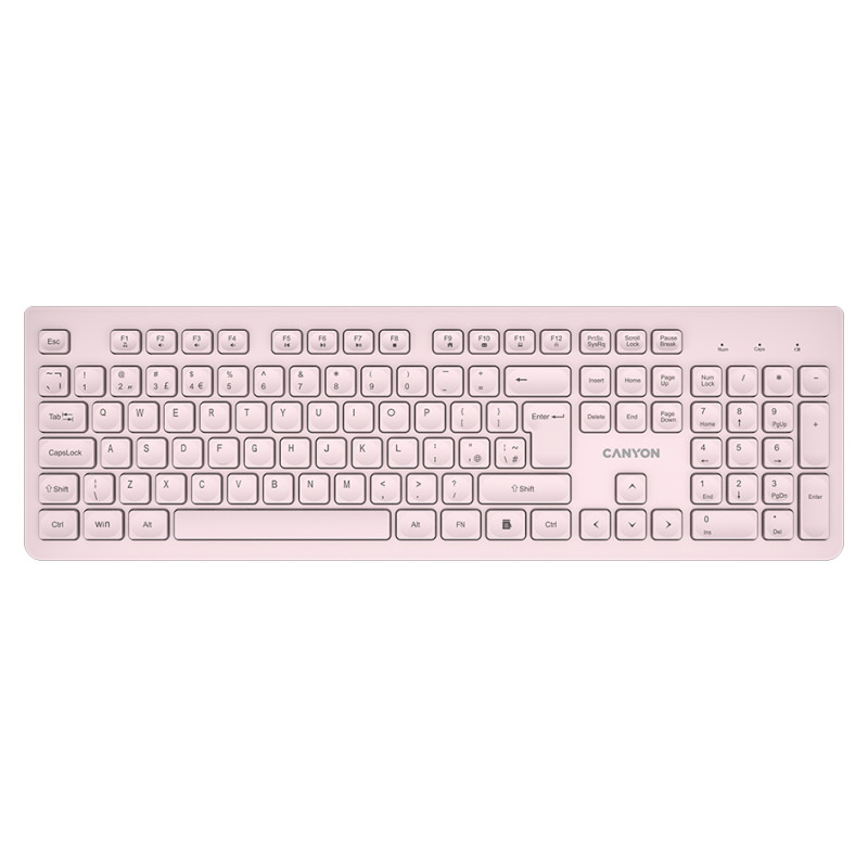 Canyon keyboard HKB-W01 UK/US AAA Wireless Beige