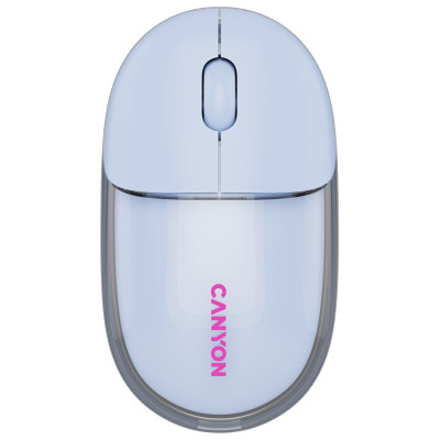 Canyon mouse OnClick 24 BT/ Wireless Transparent/Blue