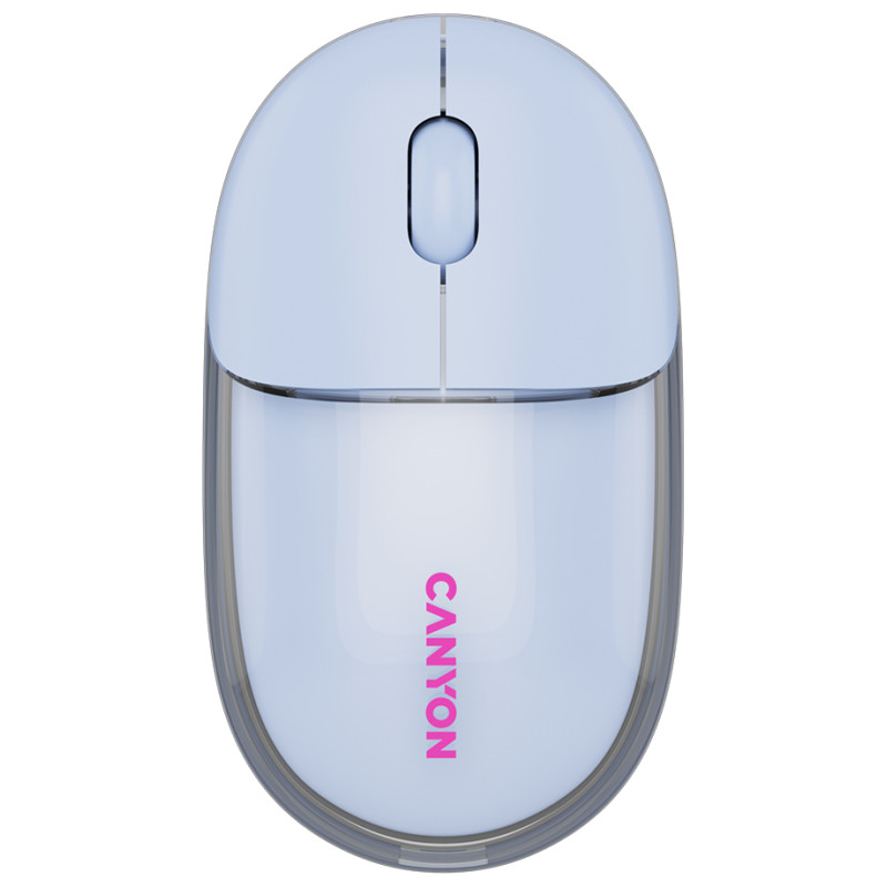 Canyon mouse OnClick 24 BT/ Wireless Transparent/Blue