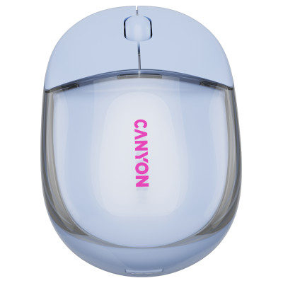 Canyon mouse OnClick 24 BT/ Wireless Transparent/Blue